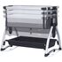 Patut Co-Sleeper Chipolino Baby Boss anthracite, Culoare: Gri, Dimensiuni: 95x65 - poza 7 - ExclusivMAG.ro