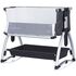 Patut Co-Sleeper Chipolino Baby Boss anthracite, Culoare: Gri, Dimensiuni: 95x65 - poza 5 - ExclusivMAG.ro