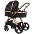 Carucior Chipolino Havana 2 in 1 obsidian gold, Culoare: Negru/Auriu, Model: 2 in 1 - poza 2 - ExclusivMAG.ro