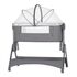 Patut co-sleeping pliabil si reglabil pe inaltime Carrello ARIA, Cloud Grey, Culoare: Gri, Dimensiuni: 80x50