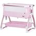 Patut Co-Sleeper Chipolino Baby Boss blush, Culoare: Roz, Dimensiuni: 95x65,poza 6