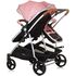 Carucior gemeni Chipolino Duo Smart 2 in 1 flamingo, Culoare: Roz, Model: gemeni - poza 4 - ExclusivMAG.ro