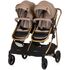 Carucior gemeni Chipolino Duo Smart 2 in 1 golden beige, Culoare: Crem, Model: gemeni,poza 7