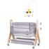 Patut Co-Sleeper Chipolino Heart 2 Heart glacier, Culoare: Gri deschis, Dimensiuni: 90x50,poza 4