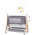 Patut Co-Sleeper Chipolino Heart 2 Heart graphite, Culoare: Gri, Dimensiuni: 90x50,poza 4  - ExclusivMAG.ro Patut Co-Sleeper Chipolino Heart 2 Heart graphite, Culoare: Gri, Dimensiuni: 90x50,poza 4
