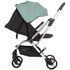 Carucior Chipolino Twister pastel green cu sezut rotativ, Culoare: Verde, Model: sport,poza 6