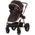 Carucior Chipolino Havana 3 in 1 obsidian gold, Culoare: Negru/Auriu, Model: 3 in 1 - poza 5 - ExclusivMAG.ro