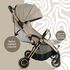 Carucior Sport AppeKids Upp, De la nastere la 22kg - Bubble Beige, Culoare: Crem, Model: sport,poza 3  - ExclusivMAG.ro Carucior Sport AppeKids Upp, De la nastere la 22kg - Bubble Beige, Culoare: Crem, Model: sport,poza 3