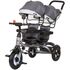 Tricicleta gemeni Chipolino 2Play silver grey, Culoare: Gri deschis