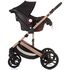 Carucior Chipolino Amore 3 in 1 obsidian gold, Culoare: Negru/Auriu, Model: 3 in 1 - poza 10 - ExclusivMAG.ro
