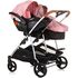 Carucior gemeni Chipolino Duo Smart 3 in 1 flamingo, Culoare: Roz, Model: gemeni - poza 11 - ExclusivMAG.ro