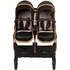 Carucior gemeni Chipolino Duo Smart 3 in 1 obsidian gold, Culoare: Negru/Auriu, Model: gemeni,poza 10
