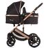 Carucior Chipolino Amore 3 in 1 obsidian gold, Culoare: Negru/Auriu, Model: 3 in 1 - poza 9 - ExclusivMAG.ro