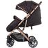 Carucior sport Chipolino Combo obsidian gold, Culoare: Negru/Auriu, Model: sport - poza 7 - ExclusivMAG.ro