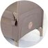 Patut pliabil Chipolino Relax macadamia linen cu laterala culisanta, Culoare: Crem, Dimensiuni: 120x60 - poza 8 - ExclusivMAG.ro