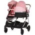 Carucior gemeni Chipolino Duo Smart 3 in 1 flamingo, Culoare: Roz, Model: gemeni - poza 7 - ExclusivMAG.ro