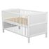 Patut din lemn BabyNeeds Nadia 140x70 cm, transformabil, Alb,poza 5