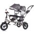 Tricicleta gemeni Chipolino 2Play silver grey, Culoare: Gri deschis,poza 3