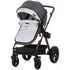 Carucior Chipolino Havana 3 in 1 silver grey, Culoare: Gri, Model: 3 in 1,poza 5