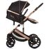 Carucior Chipolino Amore 3 in 1 obsidian gold, Culoare: Negru/Auriu, Model: 3 in 1 - poza 8 - ExclusivMAG.ro