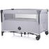 Patut pliabil Chipolino Relax ash grey linen cu laterala culisanta, Culoare: Gri deschis, Dimensiuni: 120x60,poza 3