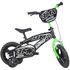 Bicicleta copii Dino Bikes 12' BMX negru si verde, Culoare: Negru, Dimensiuni: 12 inch - poza 2 - ExclusivMAG.ro
