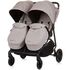 Carucior gemeni Chipolino Top Stars macadamia, Culoare: Crem, Model: gemeni,poza 3