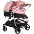 Carucior gemeni Chipolino Duo Smart 3 in 1 flamingo, Culoare: Roz, Model: gemeni - poza 4 - ExclusivMAG.ro