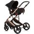 Carucior Chipolino Amore 3 in 1 obsidian gold, Culoare: Negru/Auriu, Model: 3 in 1 - poza 11 - ExclusivMAG.ro