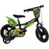 Bicicleta copii Dino Bikes 12' Dinosaur, Culoare: Verde inchis, Dimensiuni: 12 inch,poza 2