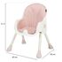 Scaun de masa 2 in 1 Juju Eat&Smile, Pink, Culoare: Roz,poza 6