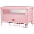 Patut pliabil Chipolino Relax flamingo linen cu laterala culisanta, Culoare: Roz, Dimensiuni: 120x60 - poza 4 - ExclusivMAG.ro
