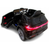 Masinuta electrica cu telecomanda, roti din spuma EVA, scaun din piele ecologica, varsta 1-5 ani, MERCEDES EQA250 - Negru, Culoare: Negru, Capacitate acumulator: 12V,poza 4