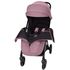 Carucior sport (max. 22 Kg) cu roti de cauciuc, pliere automata, protectie UV 50, Carrello DELTA Rose Pink, Culoare: Roz, Model: sport - poza 3 - ExclusivMAG.ro