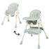 Scaun de masa 2 in 1 Juju Eat&Smile, Mint, Culoare: Verde,poza 2