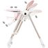Scaun de masa Chipolino Milk Shake 2 in 1 flamingo, Culoare: Roz,poza 7