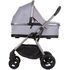 Carucior Chipolino Infinity 3 in 1 granite, Culoare: Gri deschis, Model: 3 in 1,poza 7