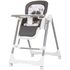 Scaun de masa Chipolino Milk Shake 2 in 1 ash grey, Culoare: Gri deschis,poza 2