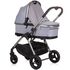 Carucior Chipolino Infinity 3 in 1 granite, Culoare: Gri deschis, Model: 3 in 1,poza 4