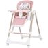 Scaun de masa Chipolino Milk Shake 2 in 1 flamingo, Culoare: Roz,poza 2