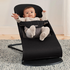 BabyBjorn - Balansoarul Balance Soft Black/Dark Gray, Tesatura, Culoare: Gri/Negru,poza 4