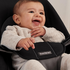BabyBjorn - Balansoarul Balance Soft Black/Dark Gray, Tesatura, Culoare: Gri/Negru,poza 3