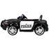 Masinuta electrica cu telecomanda GT Sport Police, roti EVA, scaun tapitat, putere 24V - Negru - poza 9 - ExclusivMAG.ro