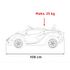 Masinuta electrica cu telecomanda LAMBORGHINI SIAN, roti EVA, scaun tapitat, putere 106W - Alb, Culoare: Alb, Capacitate acumulator: 12V,poza 12