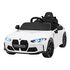 Masinuta electrica cu telecomanda BMW M4, roti EVA, scaun tapitat, putere 70W - Alb, Culoare: Alb, Capacitate acumulator: 12V