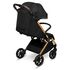 Carucior sport, Lionelo, Cloe, Pana la 22 kg, 6 luni+, Black Onyx, Culoare: Negru/Auriu, Model: sport,poza 4