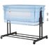 Patut co-sleeper si tarc Chipolino Zen sky blue, Culoare: Blue, Dimensiuni: 90x50,poza 5  - ExclusivMAG.ro Patut co-sleeper si tarc Chipolino Zen sky blue, Culoare: Blue, Dimensiuni: 90x50,poza 5