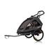 Carucior si remorca de bicicleta, Lionelo, Cama, Multifunctional, Pentru 1 sau 2 copii, Cu sistem de absorbtie a socurilor SIQ, Geamuri cu protectie solara, Negru, Culoare: Negru, Model: gemeni,poza 2