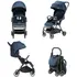 Carucior Leclerc Magic Fold Plus 2 in 1 Blue, Culoare: Albastru, Model: 2 in 1 - poza 2 - ExclusivMAG.ro