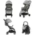 Carucior Leclerc Magic Fold Plus 2 in 1 Grey, Culoare: Gri, Model: 2 in 1 - poza 2 - ExclusivMAG.ro